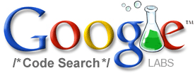구글 코드 검색 로고