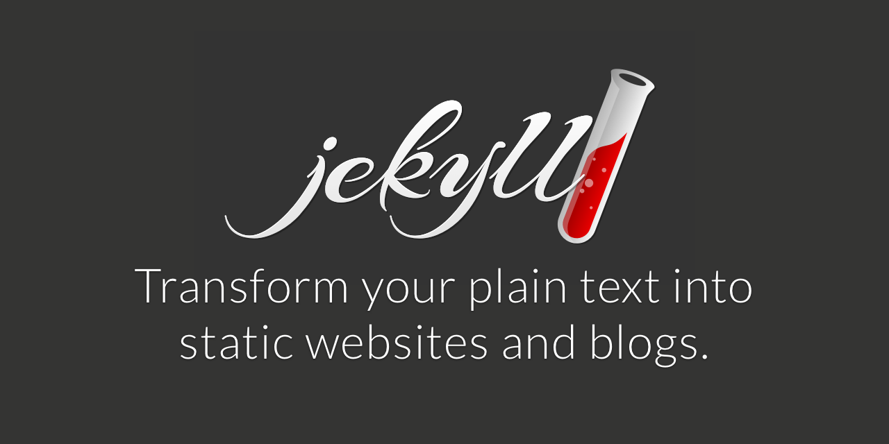 JamStack 블로깅 플랫폼 Jekyll