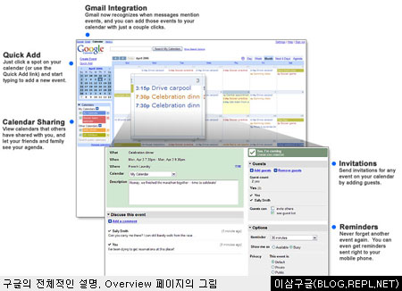 구글 캘린더 오버뷰