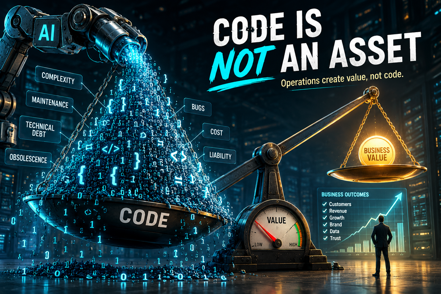 Code is not an asset